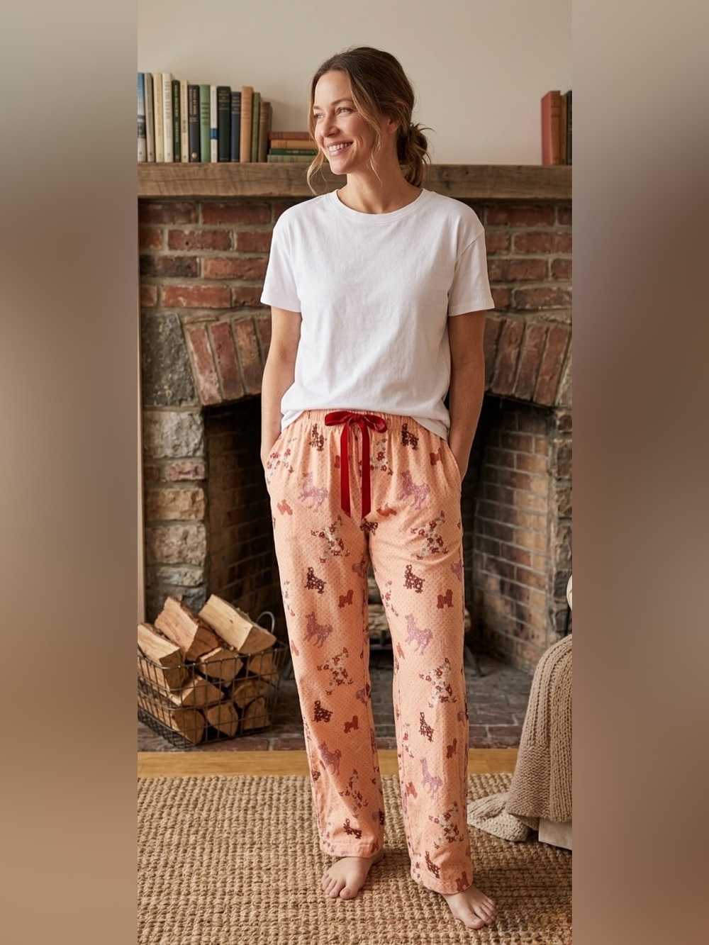 Sleep Sense Authentic Portuguese Flannel Horse Pajama Pants M Dillard's Cotton